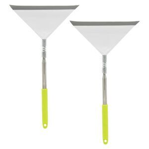 Smart Home Telescopic Flexi-Head Extendable Squeegees, 2 Pack